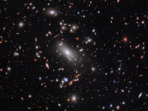 A grab from the James Webb Telescope shows lots of galaxies