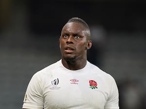 Mark Itoje in action for England