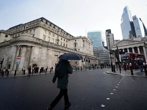 The Bank of England in London's financial district (Yui Mok/PA)