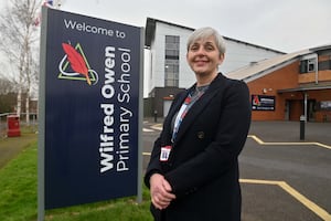 Wilfred Owen Primary School's headteacher, in Karen Matthews. Picture: Steve Leath