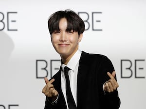 J-Hope, of South Korean K-pop band BTS