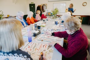 In Picture: Members of Market Drayton Art Club