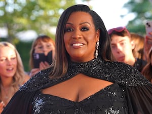 Alison Hammond arrives for the 2023 National Television Awards in London