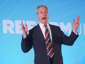 Reform UK leader Nigel Farage at East of England conference