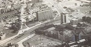 Wolverhampton School of Art pictured in 1974, for years after it opened