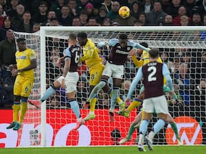 Ross Barkley scores the equaliser for Villa