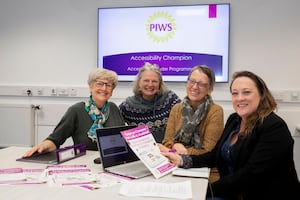 Pictured (L/R) Rachel Jones, Davina Carey-Evans, Melanie Cash and Tansy Rogerson 