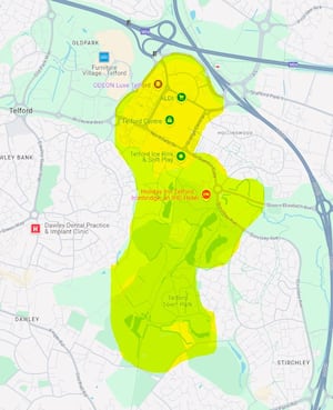 The area covered by the dispersal order