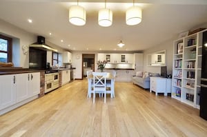 A larger than average kitchem/dining room. Picture: Purplebricks.