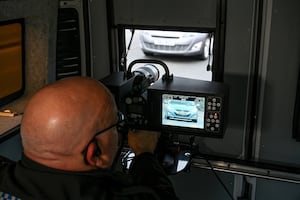 Police have unveiled new hi-tech speed camera vans that can detect drunk and drug drivers from a mile away. 