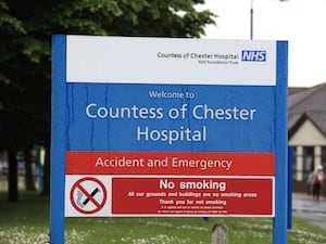 Countess of Chester Hospital sign