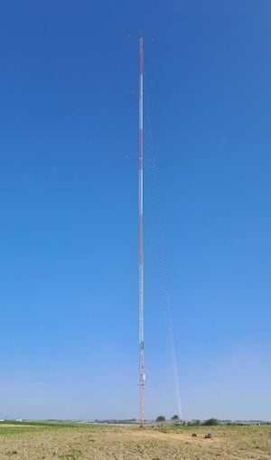 How the weather mast could look.