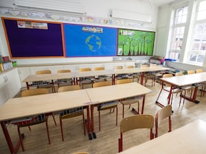 An empty classroom