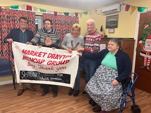 Shauney Connor raised £210 for Mencap in Market Drayton. 