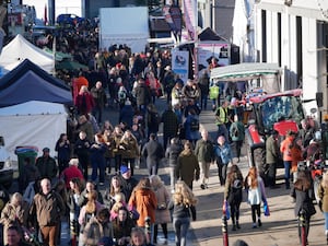 Crowds at the 34th Royal Welsh Winter Fair.