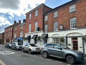 Townhouse in Oswestry has appeared on the market. Picture: Halls. 