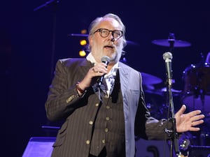 Vic Reeves performs during the Raise the Roof charity fundraiser at London's Royal Albert Hall in June 2022