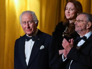 The King arrives for the Royal Variety Performance