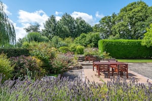 Beautiful gardens at Shade Oak in at The Trench, Ellesmere.