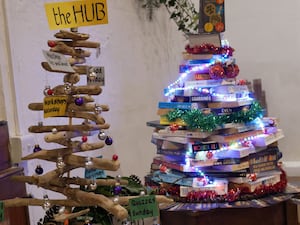 The Hub and the Book Club’s unique trees.