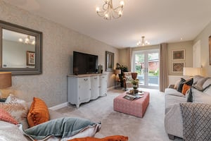 B&DWM - The lounge of a typical David Wilson Homes Ashington style home