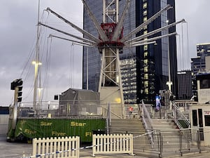 The City Flyer fairground ride in Birmingham