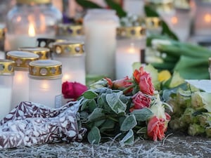 Flowers and candles