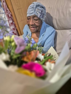 Ena Jenkins celebrates her 100th birthday at the Morris Care Centre