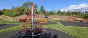 Picture shows how a play area at Central Park in Priorslee could look. Picture: Miller Homes