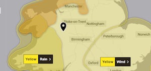 Yellow weather warnings are in place on Friday