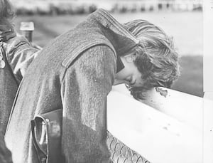 Lady Diana Spencer at Ludlow races in October 1980