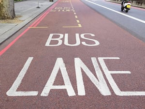 A bus lane