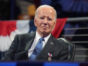 Joe Biden smiles