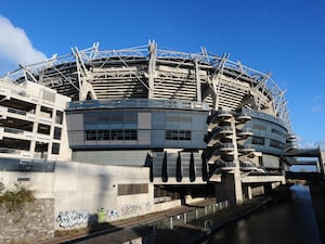 A general view outside of Dublin's Croke Park