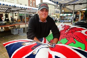 Mike Breeze, one of the traders at Oswestry market