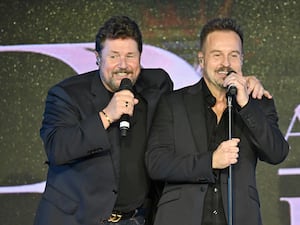 Michael Ball and Alfie Boe on stage together