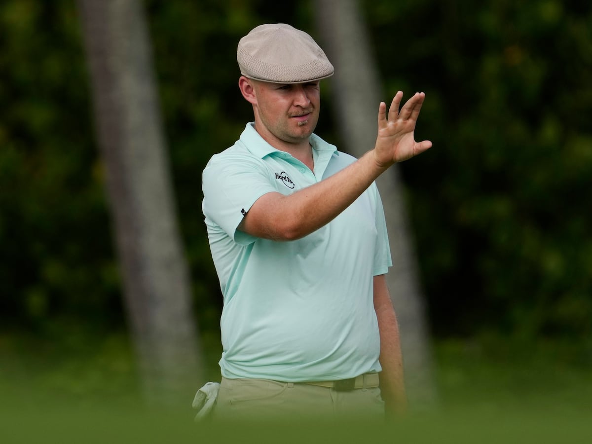 England’s Harry Hall nabs share of lead after first round of Sony Open