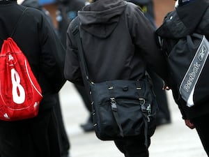 Pupils at Heath Park Business and Enterprise College, Wolverhampton