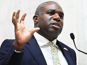 David Lammy speaks at a conferenece