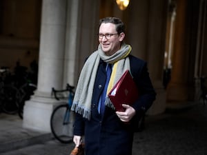 Chief Secretary to the Treasury Darren Jones in Downing Street