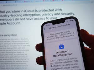 A message on an iPhone about Advanced Data Protection