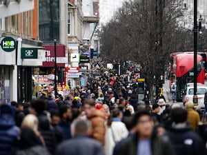 Shoppers in the street