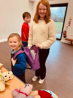 Margot and her sister, who nominated the charity. 