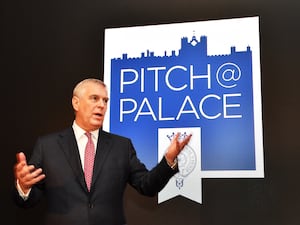 The Duke of York speaks during a Pitch@Palace event