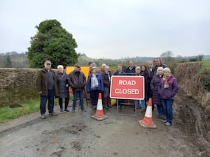 A collapsed culvert has caused frustration for people in Cardington. Picture: LDRS