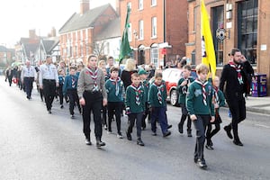 Dozens of community groups joined the parade in Newport