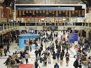 The concourse at London Liverpool Street station