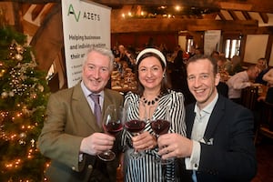 Azets held a special event for clients and associates, raising money for charity at the same time too. Pictured are Azets Partners: Ray Abercromby, Francesca Hutcheson and James Dawson.