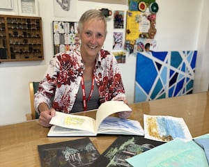 Wendy Brookfield benefited hugely from art therapy at Severn Hospice