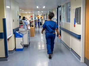 Staff on a hospital ward